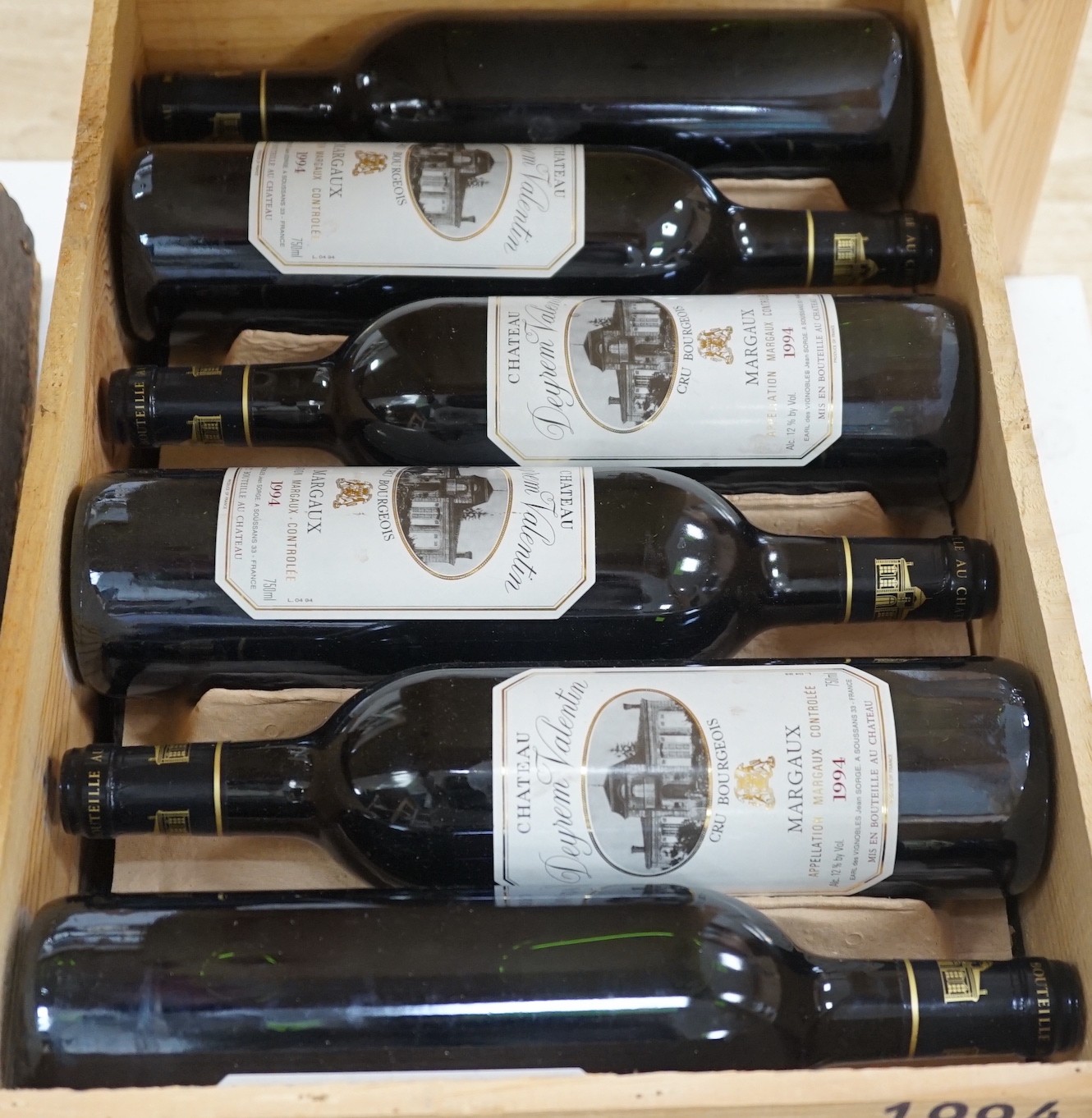 Twelve bottles of Chateau Deyram -Valentin-Maraux, OWC, 1994